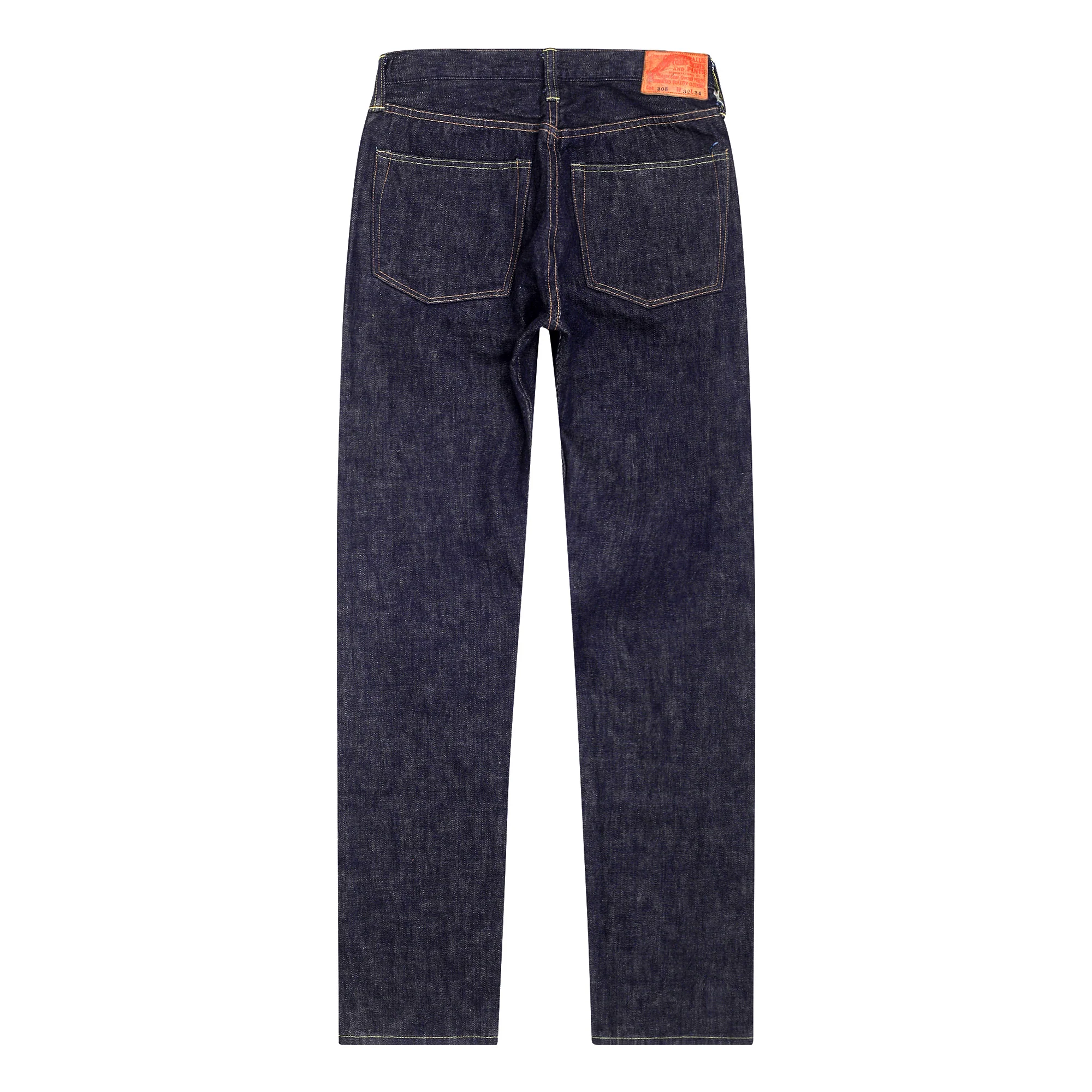 Indigo SC40305A New Tapered Fit 16.25oz One Wash Denim Jeans CANE9373 - Image 2