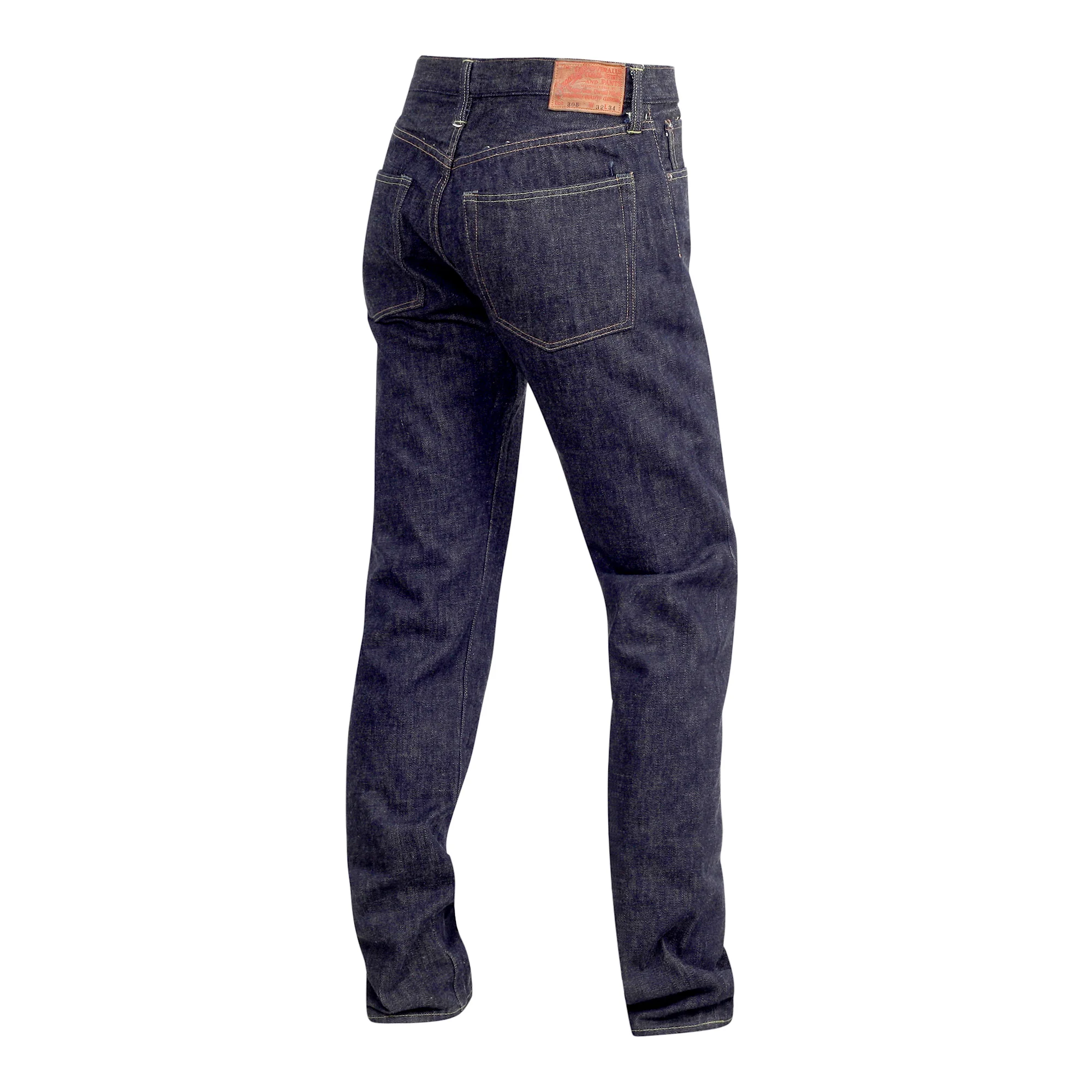 Indigo SC40305A New Tapered Fit 16.25oz One Wash Denim Jeans CANE9373 - Image 3